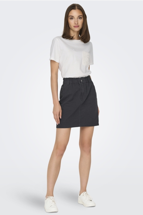Jacqueline de Yong jdyselma s/s crochet pocket top jrs
